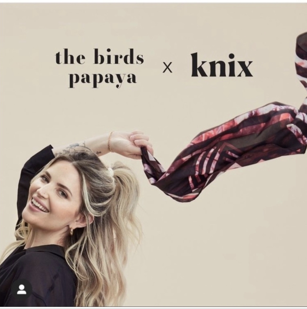 The Birds Papaya x Knix Scarf